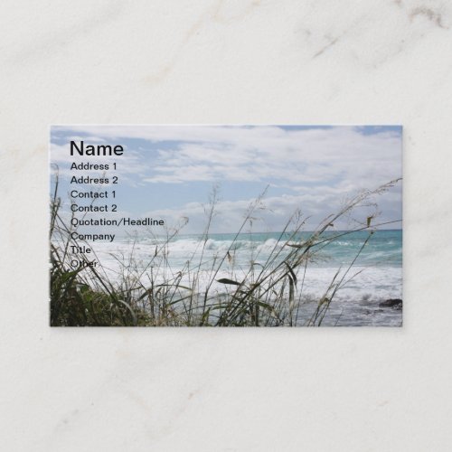Beautiful Hawaiian Seascape Business Card