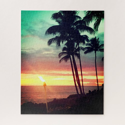 Beautiful Hawaiian Sunset Puzzle