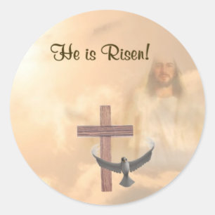 Beautiful He is Risen! Stickers