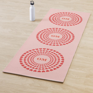 Beautiful Heart Mandalas Yoga Mat