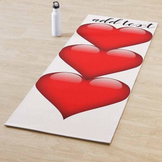 Beautiful heart yoga mat (In Situ)
