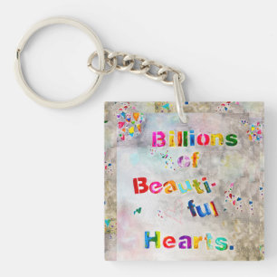 Beautiful Hearts Keychain