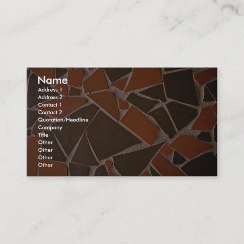 Beautiful Helter-skelter tile Business Card Templates