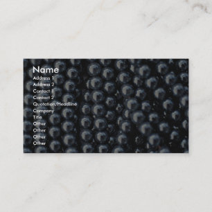 Beautiful Hematite beads on strings Business Card