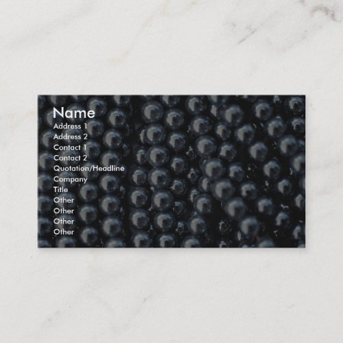 Beautiful Hematite beads on strings Business Cards