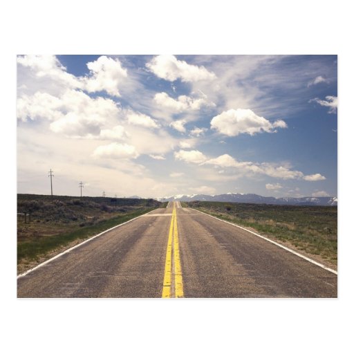 Beautiful highway scenery postcard | Zazzle