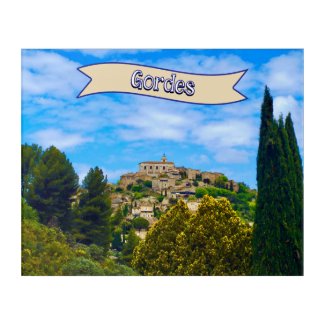 Beautiful Hill Town Of Gordes, France Acrylic Print