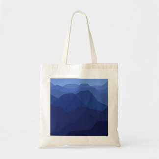 beautiful hill view and sunset tote bag