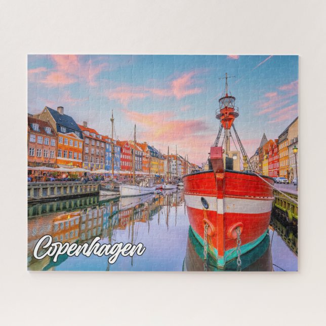 Beautiful Historic City Of Copenhagen, Denmark Jigsaw Puzzle (Horizontal)