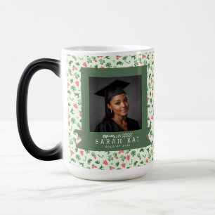 Beautiful Holidays Pattern Graduate Coffee Color Morph Mug