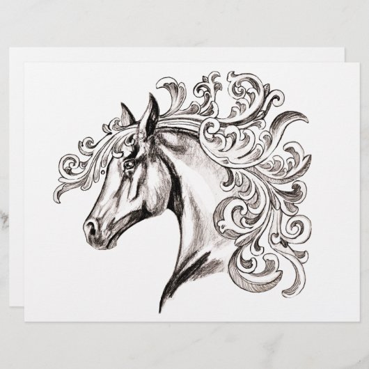 beautiful horse (Front/Back)