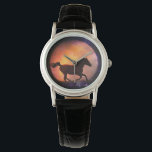 Beautiful Horse and Moon Watch<br><div class="desc">This is a georgeous watch,   with a horse running in the moon light.  Super cool,  makes an awesome gift!</div>