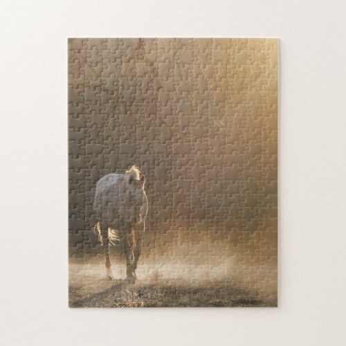 Beautiful Horse and Sunlight Jigsaw Puzzle