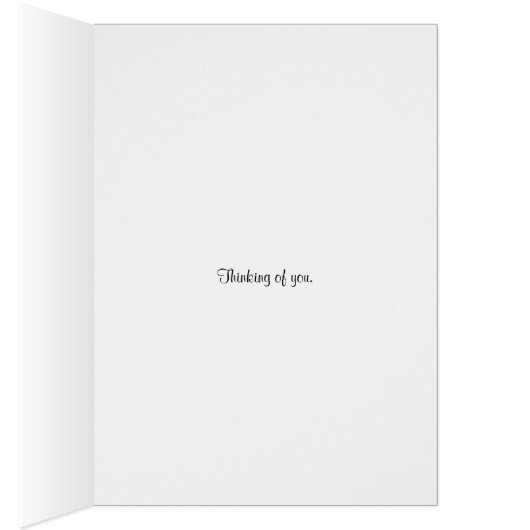 Beautiful Horse and Sunset Thinking of You Card (Inside (Right))