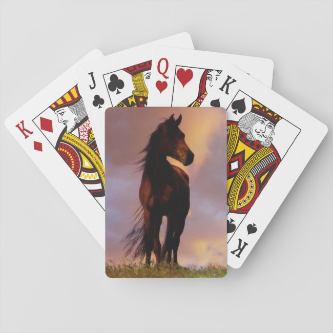 Beautiful Horse Art Deck of Playing Cards