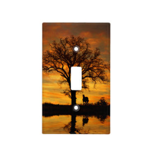 Beautiful Horse Country Southwestern Sunset Light Switch Cover