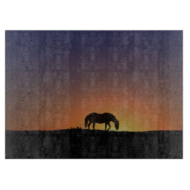 Beautiful Horse Cutting Board (Front)