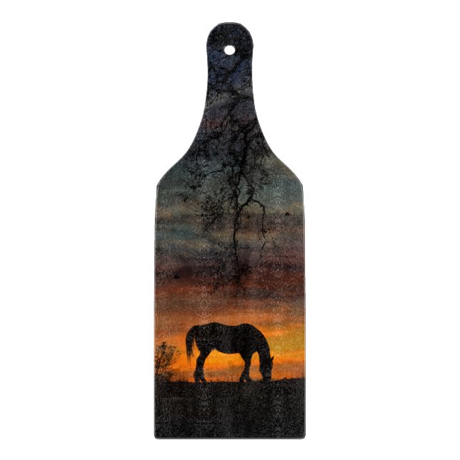 Beautiful Horse Decor Cutting Board (Front)