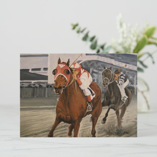 Beautiful Horse Delights Owners in Classic Race (Standing Front)