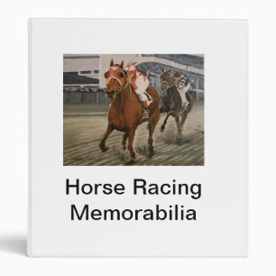 Beautiful Horse Delights Owners in Classic Race 3 Ring Binder