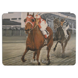 Beautiful Horse Delights Owners in Classic Race iPad Air Cover