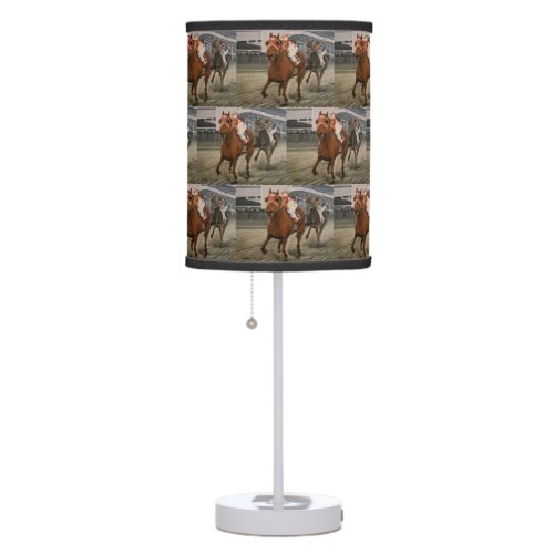Beautiful Horse Delights Owners in Classic Race Table Lamp