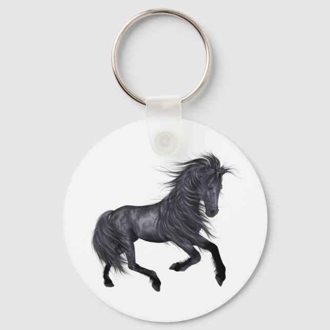 ♥ Beautiful Horse ♥ (Design F) Keychain (Front)