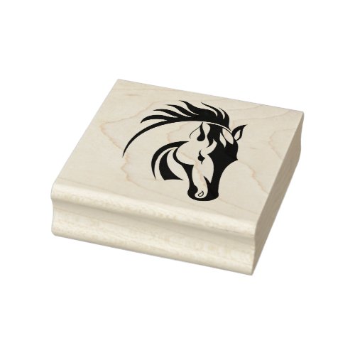 Beautiful Horse Design Wooden Stamp