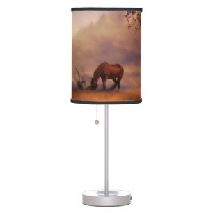 Beautiful Horse Fine Art Table Lamp