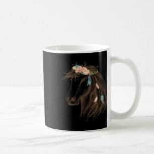 Beautiful Horse Hand Drawn Art For Animal Lovers Coffee Mug