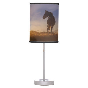 Beautiful Horse In Sunrise Southwestern  Table Lamp