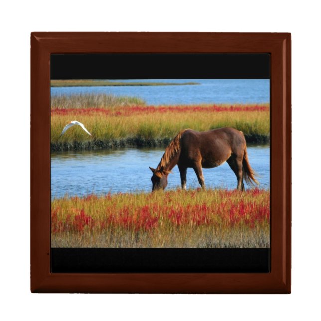 Beautiful Horse Jewelry Keepsake Box (Front)