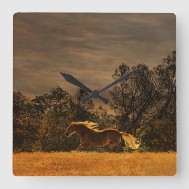 Beautiful  Horse Lover Wall Clock (Front)