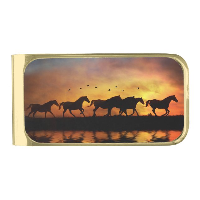 Beautiful Horse Money Clip (Front)