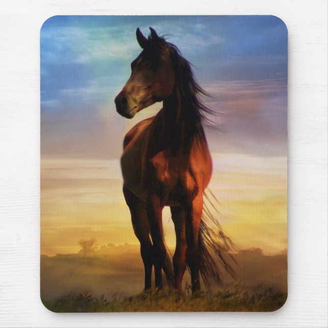 Beautiful  Horse Mousepad (Front)