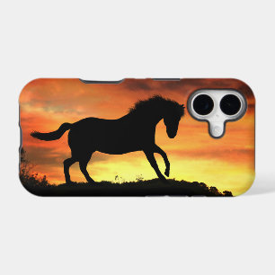 Beautiful Horse Silhouetted Galloping Pretty iPhone 17 Case