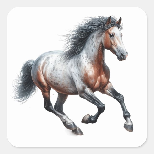 Beautiful Horse Stickers (Front)