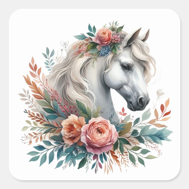 Beautiful Horse Stickers (Front)