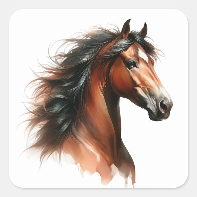 Beautiful Horse Stickers (Front)