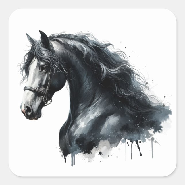 Beautiful Horse Stickers (Front)