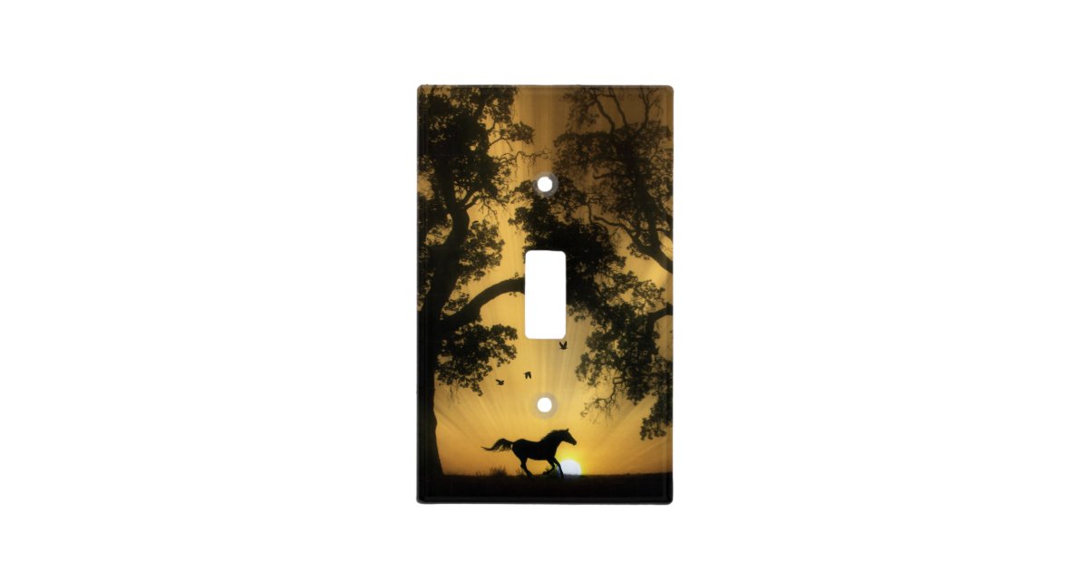 Beautiful Horse Switch Cover | Zazzle
