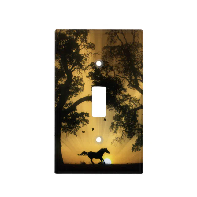 Beautiful Horse Switch Cover | Zazzle