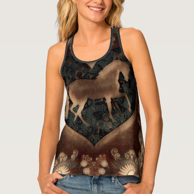 Beautiful Horse Tank Top (Front)