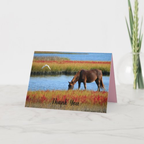 Beautiful Horse Thank You Card