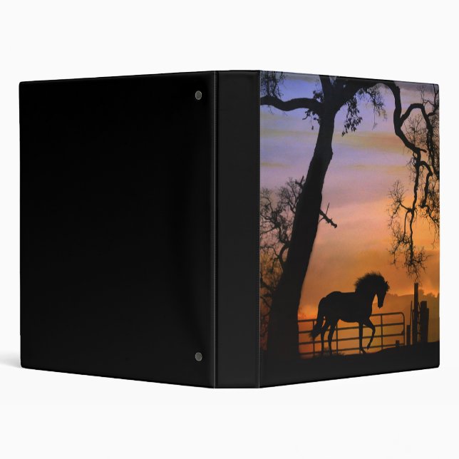 Beautiful Horse Three Ring Binder (Background)