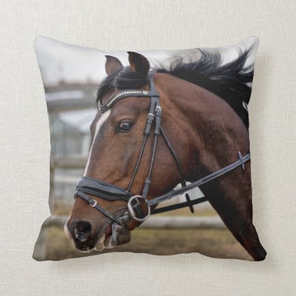 Beautiful Horse Throw Pillow