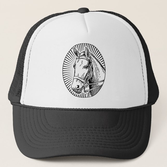Beautiful Horse Trucker Hat (Front)