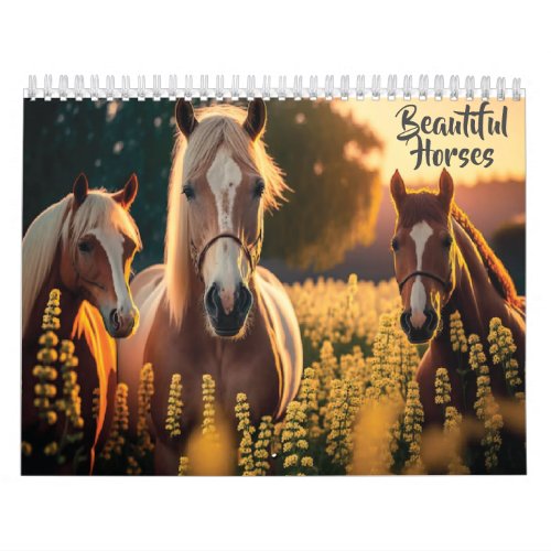 Beautiful Horses calendar 2023 animals calendar