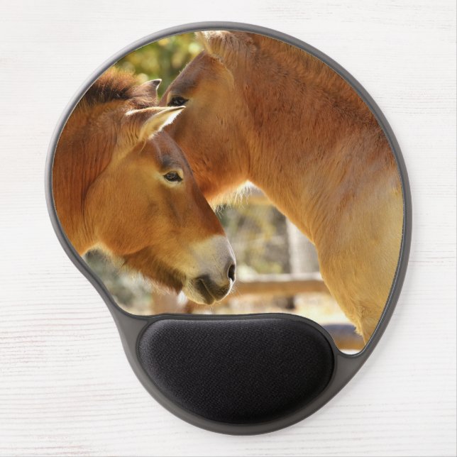 Beautiful Horses Gel Mouse Pad (Front)