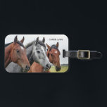 Beautiful Horses Personalized Luggage Tag<br><div class="desc">Beautiful Horses Personalized luggage tag.</div>